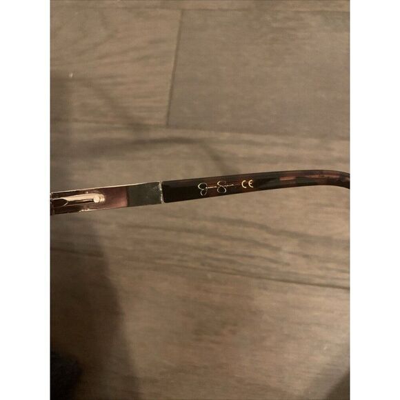 Jessica Simpson Womens Gold Frame Brown Lens Aviator Sunglasses #29 - Picture 4 of 5